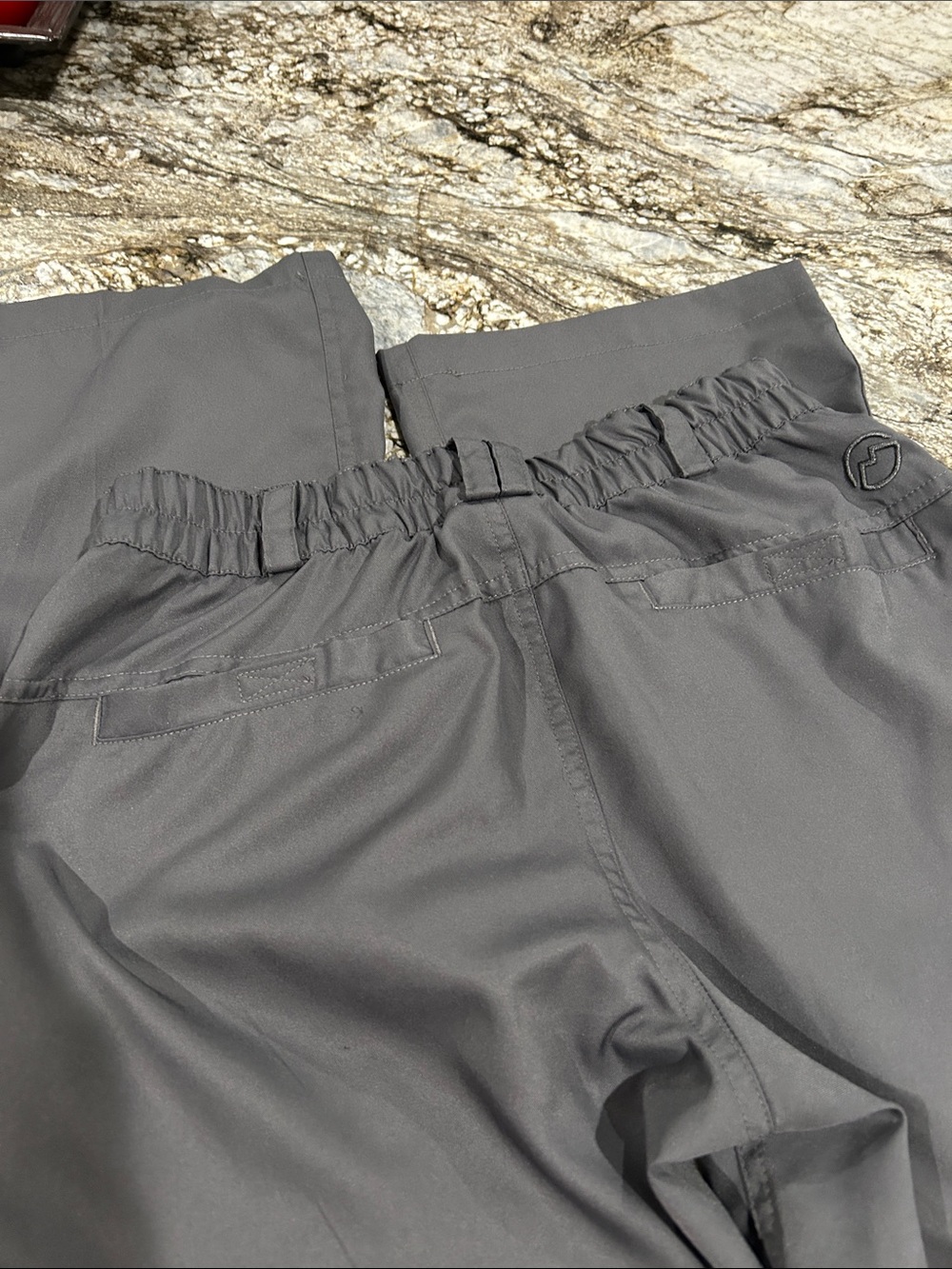 2 pair of Magellan Outdoors Women's Convertible Pants — Brown & Gray - Picture 6 of 7